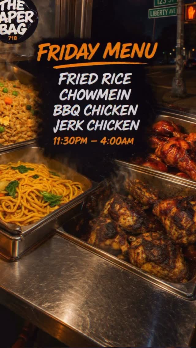 Friday menu